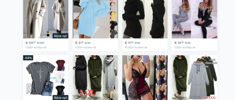 Wish kleding outlet